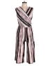 Connected Apparel Stripes Pink Jumpsuit Size 10 (petite) - photo 1