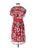 H&M 100% Polyester Paisley Red Cocktail Dress Size 6 - photo 2