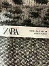 Zara Animal Print Silver Faux Fur Jacket Size S - photo 6