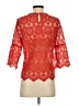 Zara Red 3/4 Sleeve Blouse Size XS - photo 2
