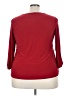 Perseption Concept Red 3/4 Sleeve Blouse Size 3X - photo 2