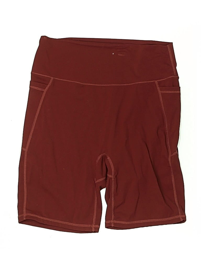 Pre-owned Sunzel Athletic Shorts In Burgundy