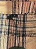 Assorted Brands 100% Polyester Plaid Tan Long Sleeve Blouse Size L - photo 7