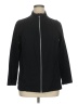 LIVI Solid Black Track Jacket Size 14 - 16 Plus - photo 1