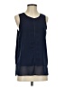 Gap Outlet 100% Polyester Blue Sleeveless Blouse Size S - photo 1