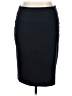 BOSS by HUGO BOSS Solid Black Blue Wool Skirt Size 14 - photo 1