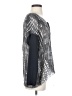 Go Silk 100% Elastane Gray Long Sleeve Blouse Size S - photo 4