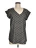 Express Gray Short Sleeve Blouse Size M - photo 1