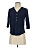 Democracy Blue 3/4 Sleeve Blouse Size XS - photo 1