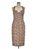 Lavish Alice Animal Print Brown Cocktail Dress Size 8 - photo 1