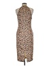 Lavish Alice Animal Print Brown Cocktail Dress Size 8 - photo 2