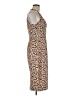 Lavish Alice Animal Print Brown Cocktail Dress Size 8 - photo 4