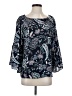 Allison Joy 100% Polyester Blue 3/4 Sleeve Blouse Size S - photo 1