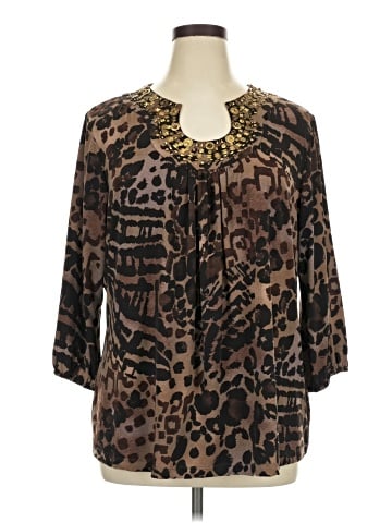 Marc Bouwer 3/4 Sleeve Blouse (view 1)