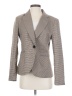 Zara Houndstooth Gray Blazer Size 00 - photo 1