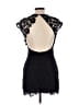 Mi ami 100% Polyester Black Cocktail Dress Size M - photo 2