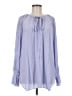 For2 100% Polyester Blue Long Sleeve Blouse Size M - photo 1