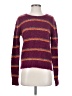 Free People Stripes Purple Pullover Sweater Size XS - photo 1