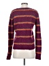 Free People Stripes Purple Pullover Sweater Size XS - photo 2