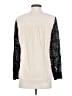 Diane von Furstenberg 100% Silk Ivory Blouse Size S (estimated) - photo 2