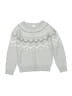 OshKosh B'gosh Chevron-herringbone Silver Pullover Sweater Size 4 - photo 1