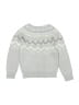 OshKosh B'gosh Chevron-herringbone Silver Pullover Sweater Size 4 - photo 2