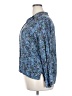 Lands' End Paisley Blue Long Sleeve Blouse Size 18 - photo 5