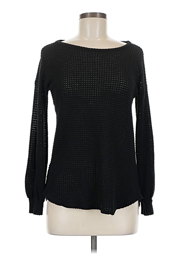 Pre-owned Bibi Pullover Sweater In Black