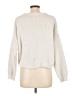 Love Tree Ivory Gray Long Sleeve Top Size L - photo 2