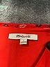 Madewell Red Short Sleeve Blouse Size 4 - photo 7