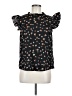Shein 100% Polyester Black Short Sleeve Blouse Size 6 - photo 1