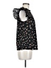 Shein 100% Polyester Black Short Sleeve Blouse Size 6 - photo 4