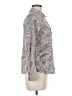 Foxcroft 100% Cotton Paisley Gray Long Sleeve Blouse Size 8 (petite) - photo 4