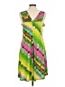 Assorted Brands Tie-dye Green Cocktail Dress Size M (estimated) - photo 2