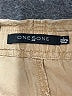 One 5 One 100% Lyocell Solid Tan Khaki Shorts Size L - photo 3