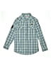 Falls Creek 100% Cotton Plaid Blue Long Sleeve Button-Down Shirt Size M (kids) - photo 1