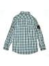 Falls Creek 100% Cotton Plaid Blue Long Sleeve Button-Down Shirt Size M (kids) - photo 2