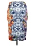 Clover Canyon Print Orange Casual Skirt Size M - photo 2