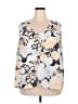 Q&A 100% Polyester Gray Sleeveless Blouse Size 2X - photo 1