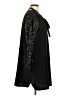 Kaari Blue 100% Polyester Black 3/4 Sleeve Top Size L - photo 4