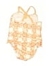 Gymboree Print Orange One Piece Swimsuit Size 6-12 mo - photo 2