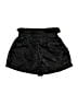 Shein 100% Polyester Animal Print Black Shorts Size S - photo 1