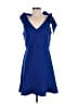 BCBGeneration Solid Blue Cocktail Dress Size 4 - photo 1