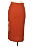 Urban Coco Solid Orange Casual Skirt Size L - photo 1