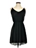 Everly 100% Polyester Solid Black Cocktail Dress Size S - photo 1