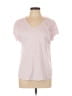 NY Collection Pink Short Sleeve Top Size L - photo 1