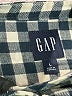 Gap 100% Cotton Checkered-gingham Blue Long Sleeve Blouse Size L - photo 7