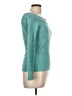 JJ Basics 100% Nylon Teal Pullover Sweater Size L - photo 4