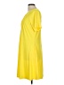 Unbranded Solid Yellow Casual Dress Size L - photo 5