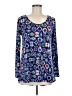 Lularoe Blue Long Sleeve Blouse Size M - photo 1